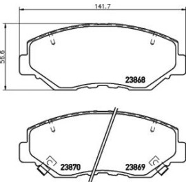 Тормозные колодки Pagid t1333