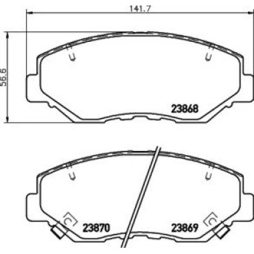 Тормозные колодки Pagid t1333