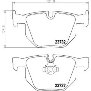 Тормозные колодки Pagid t1366