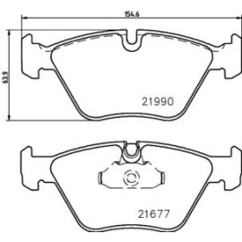 Тормозные колодки Pagid t1387