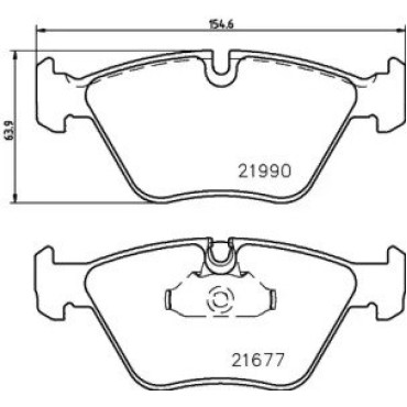 Тормозные колодки Pagid t1387