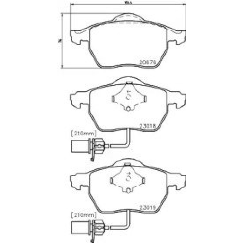 Тормозные колодки Pagid t1388