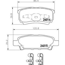 Тормозные колодки Pagid t1395
