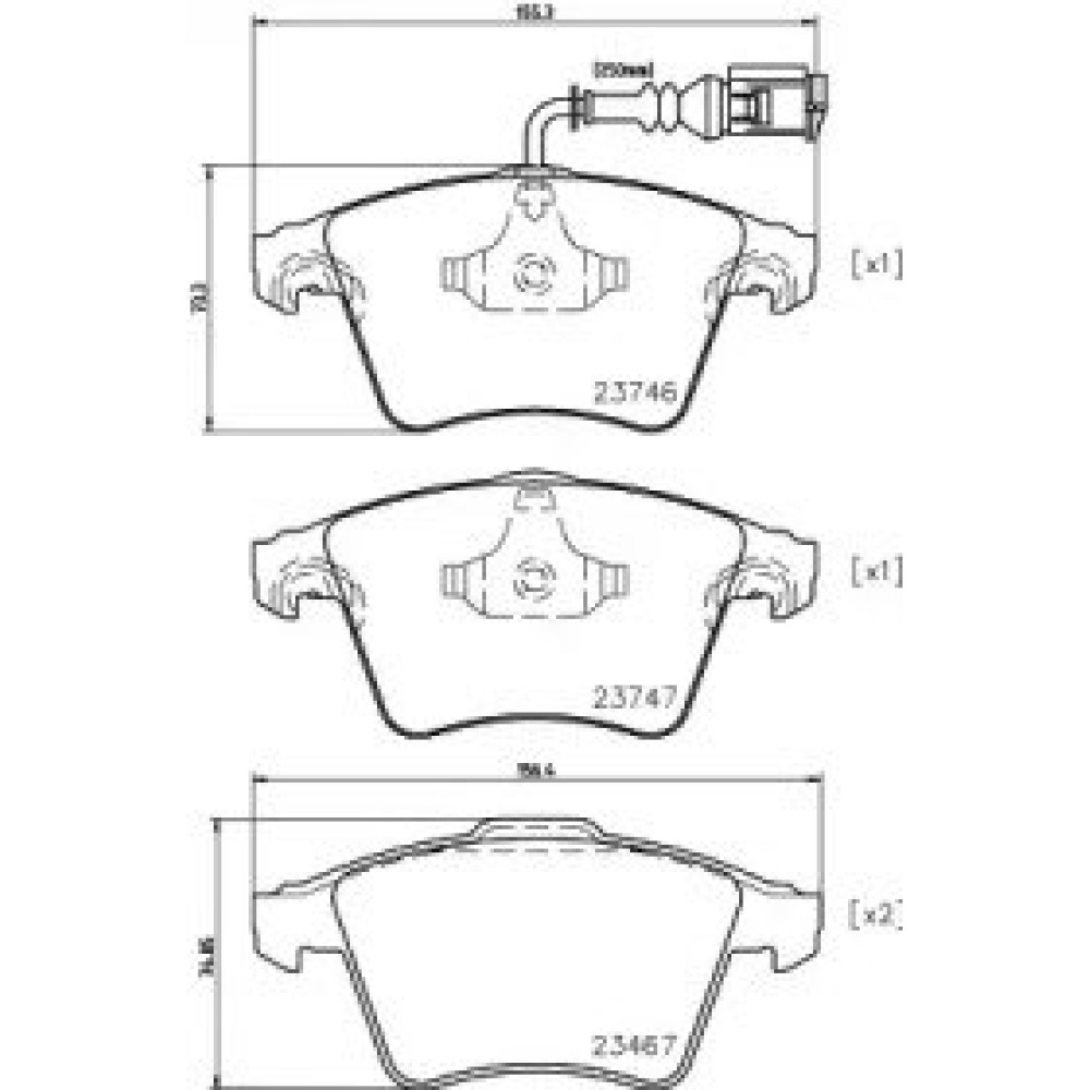 Тормозные колодки Pagid t1432