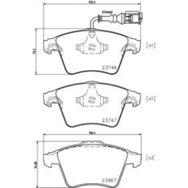 Тормозные колодки Pagid t1432