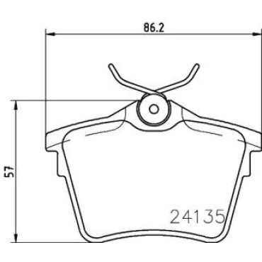 Тормозные колодки Pagid t1463