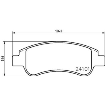 Тормозные колодки Pagid t1468