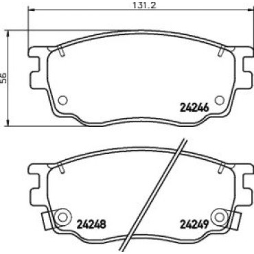 Гальмові колодки Pagid t1526