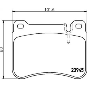 Гальмові колодки Pagid t1549