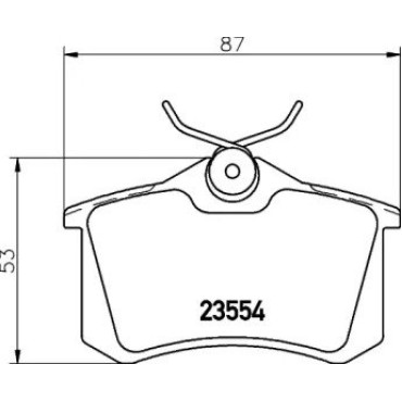 Гальмові колодки Pagid t1577