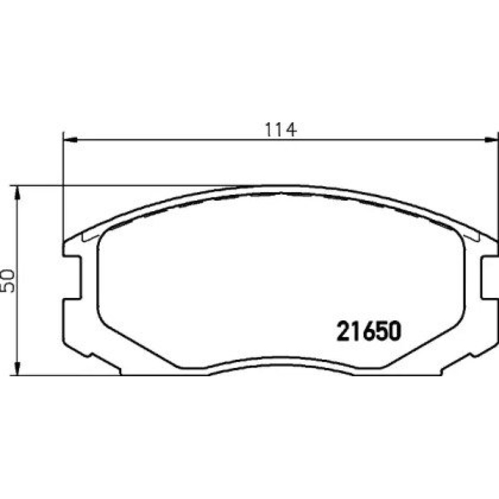 Тормозные колодки Pagid t3000