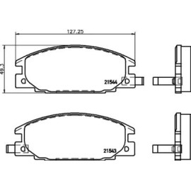 Гальмові колодки Pagid t3003