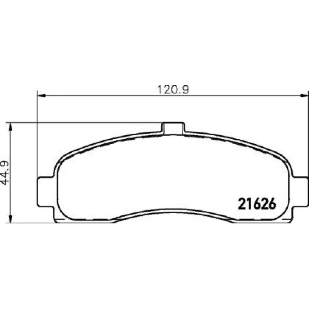 Тормозные колодки Pagid t3022