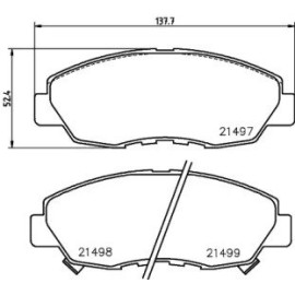 Гальмові колодки Pagid t3023