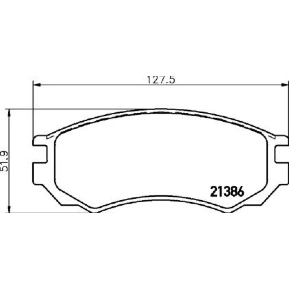 Гальмові колодки Pagid t3026