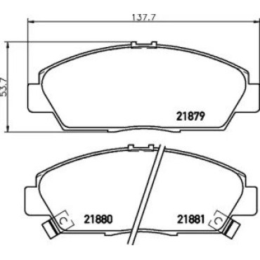 Тормозные колодки Pagid t3035