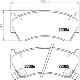 Гальмові колодки Pagid t3038