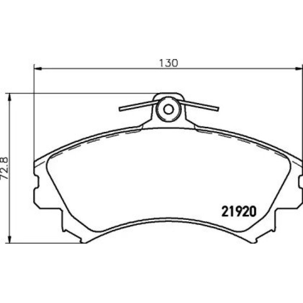 Тормозные колодки Pagid t3040