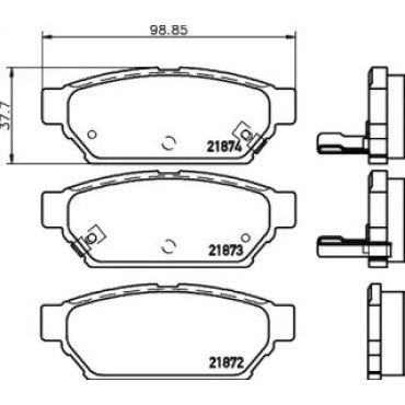 Гальмові колодки Pagid t3042