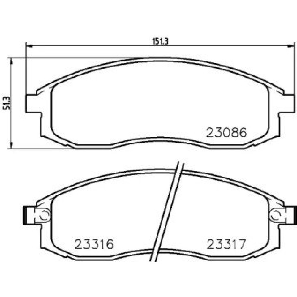 Гальмові колодки Pagid t3078