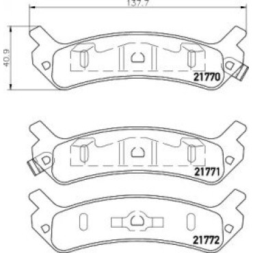 Тормозные колодки Pagid t3080