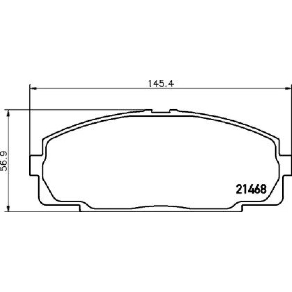 Тормозные колодки Pagid t3083