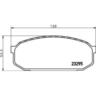 Тормозные колодки Pagid t3084