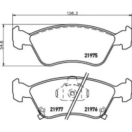 Тормозные колодки Pagid t3089