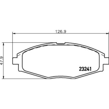 Гальмові колодки Pagid t3093