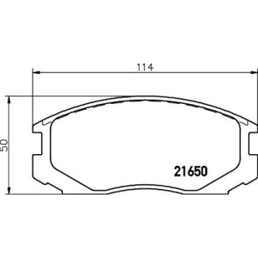 Гальмові колодки Pagid t3109