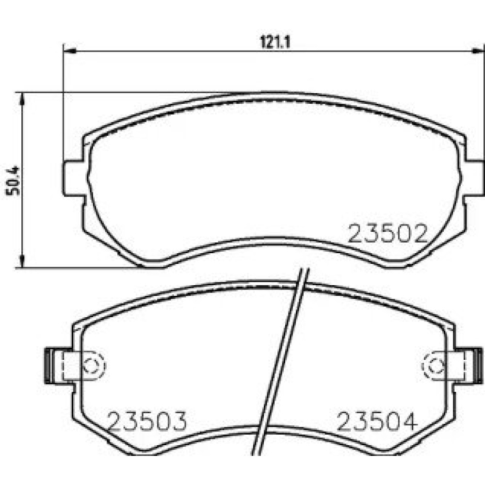 Тормозные колодки Pagid t3115