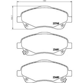 Тормозные колодки Pagid t3129