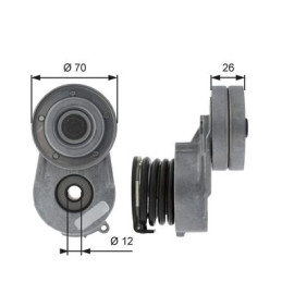 BOSCH 0986477204 Тормозной барабан BOSCH 0986477204