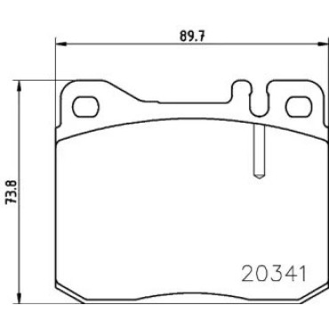 Гальмові колодки Pagid t4113