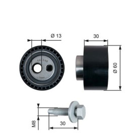 GATES t41140 Ролик натяжний ременя ГРМ GATES t41140