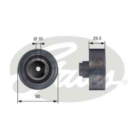 GATES t42050 Шків привідного реміньа GATES t42050