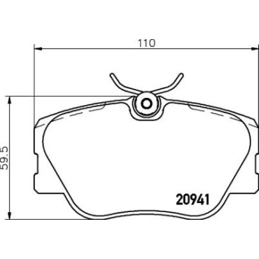 Гальмові колодки Pagid t5005