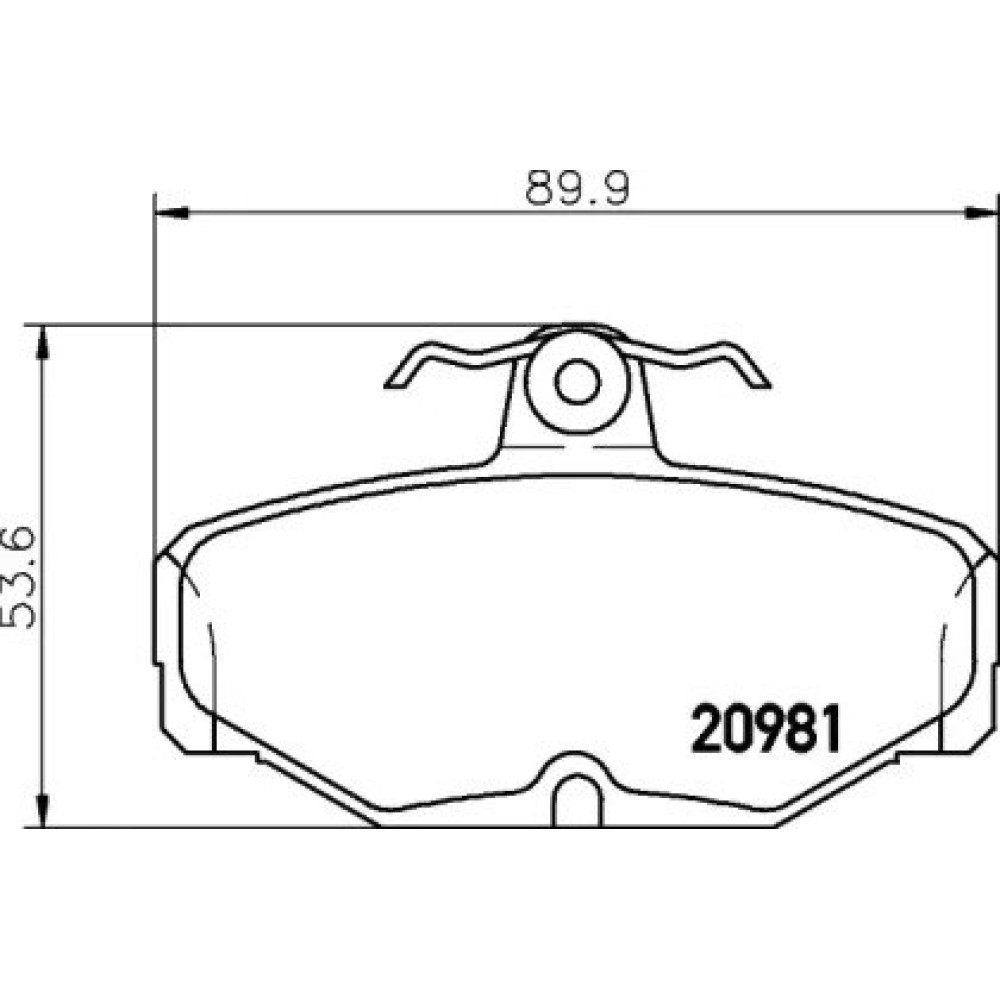 Тормозные колодки Pagid t5006