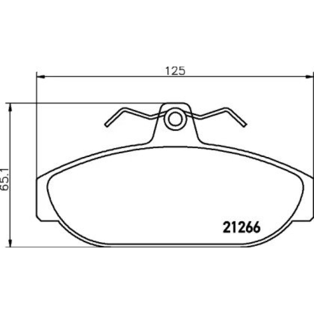 Гальмові колодки Pagid t5024