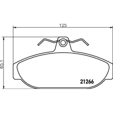 Тормозные колодки Pagid t5024