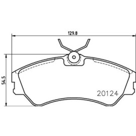 Гальмові колодки Pagid t5048