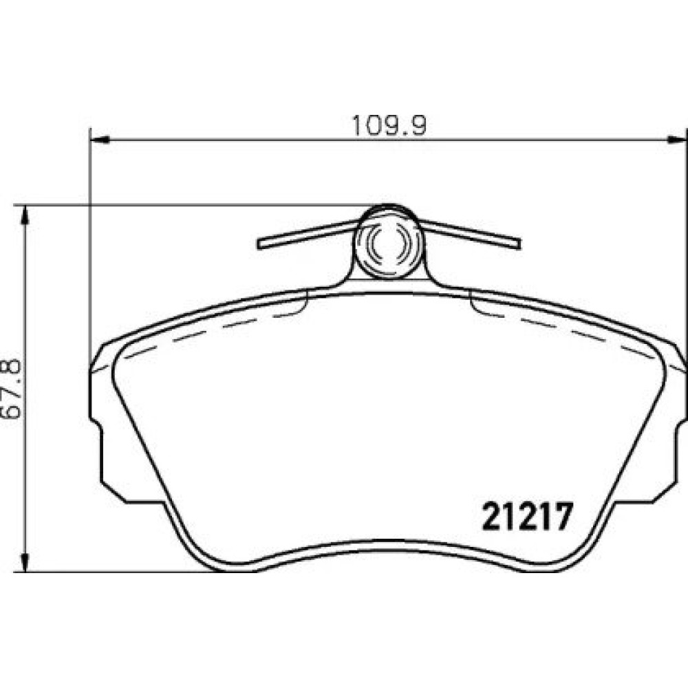 Гальмові колодки Pagid t5053