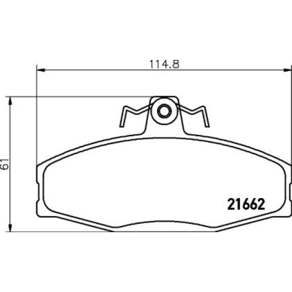 Гальмові колодки Pagid t5054