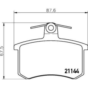 Гальмові колодки Pagid t5056