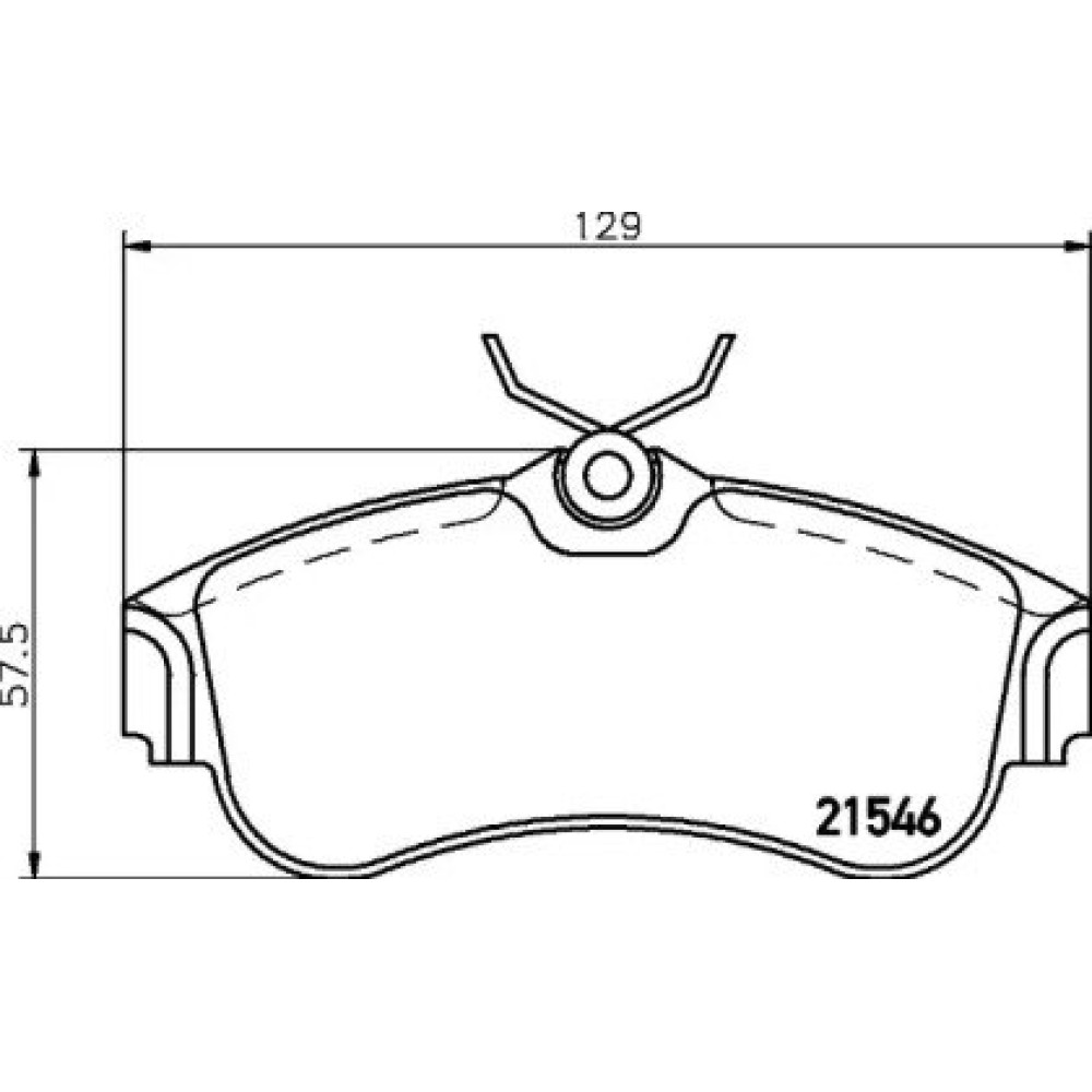 Тормозные колодки Pagid t5063
