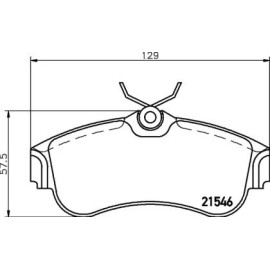 Тормозные колодки Pagid t5063