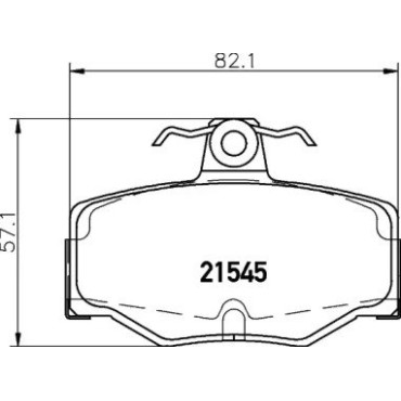 Гальмові колодки Pagid t5064