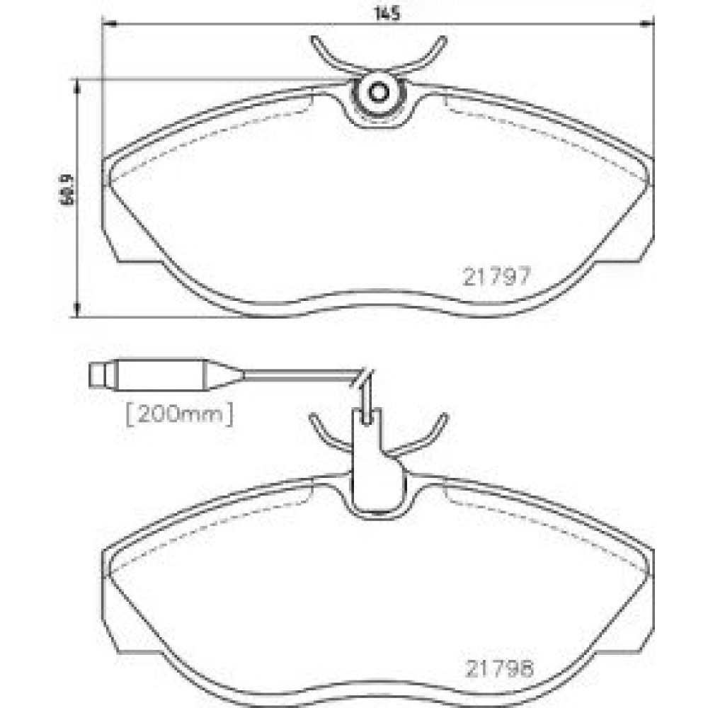 Гальмові колодки Pagid t5078
