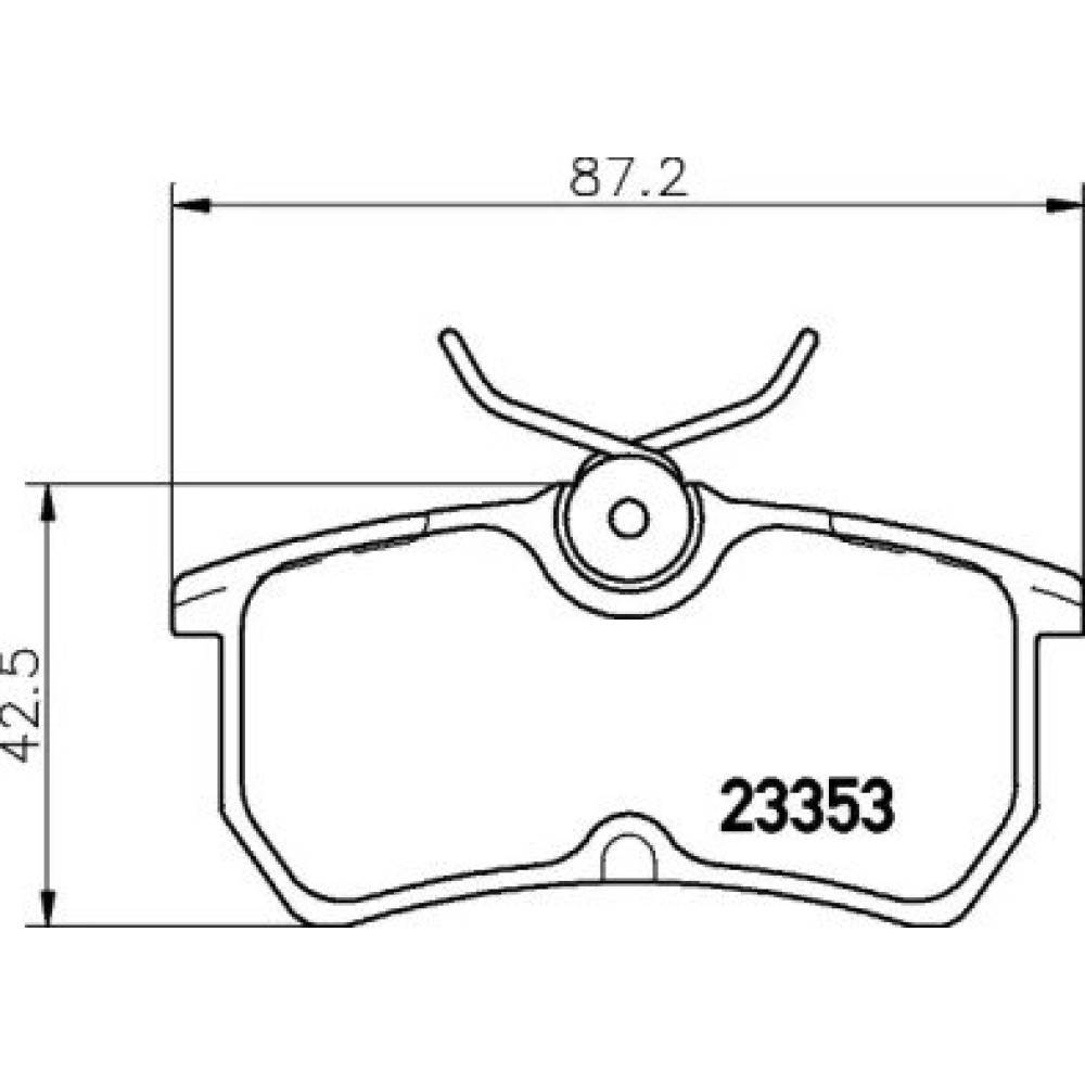 Гальмові колодки Pagid t5118