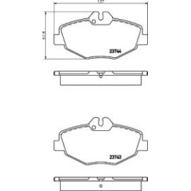 Гальмові колодки Pagid t5154
